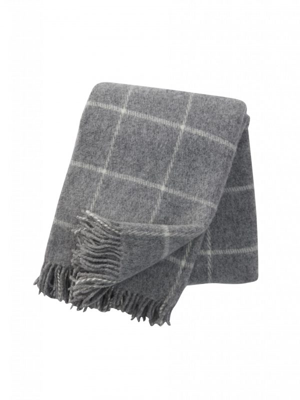 BRUSHED LAMBS WOOL THROW