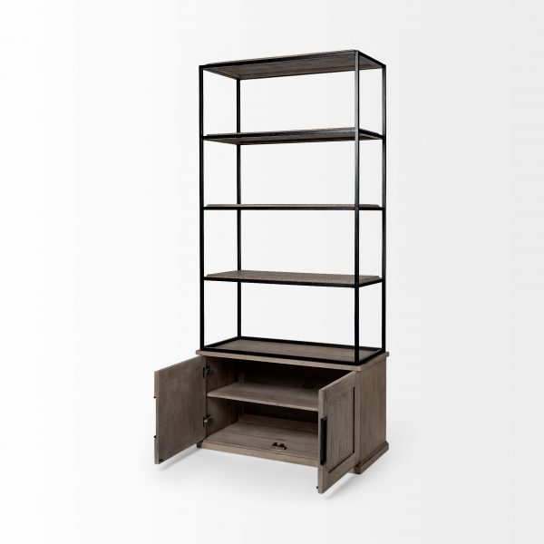 MANGO WOOD BOOKCASE - Image 4