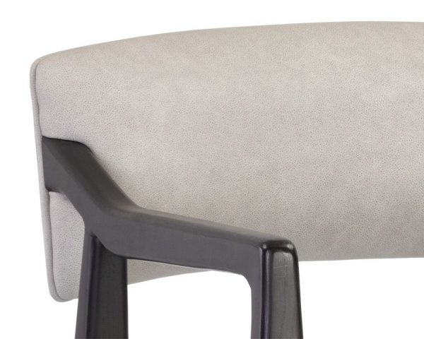 KARL LEATHER STOOL - Image 4