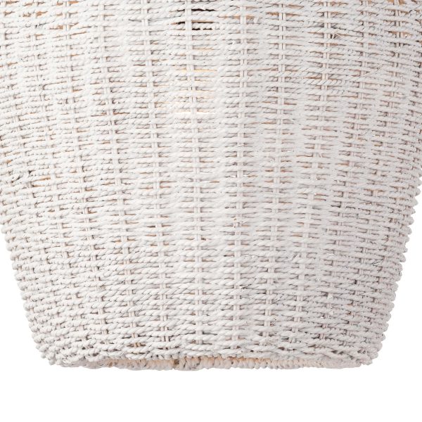 RATTAN PENDANT - WHITE - Image 2