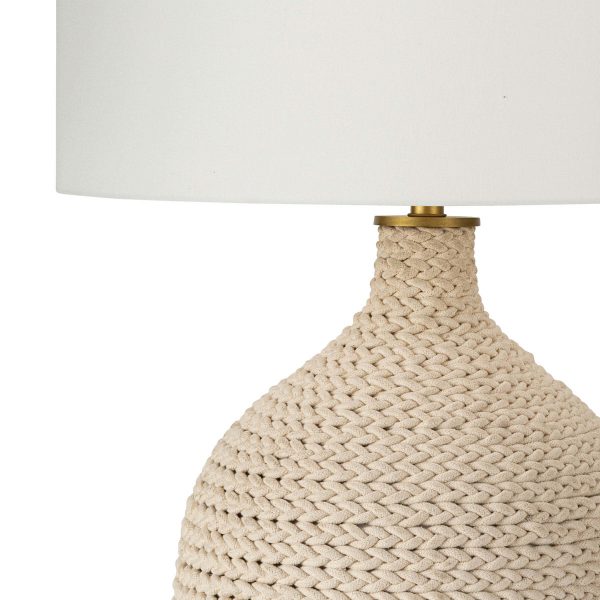 NATURAL ROPE TABLE LAMP - Image 3