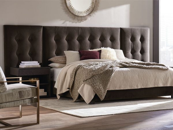 DUNCAN - UPHOLSTERED WING BED