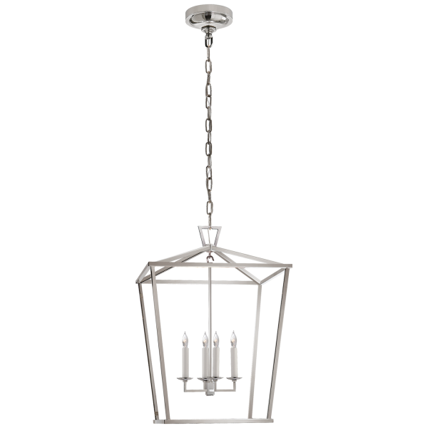 MEDIUM LANTERN - POLISHED NICKEL