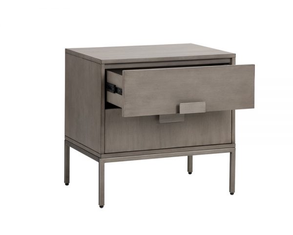 ASH GREY NIGHTSTAND - Image 2