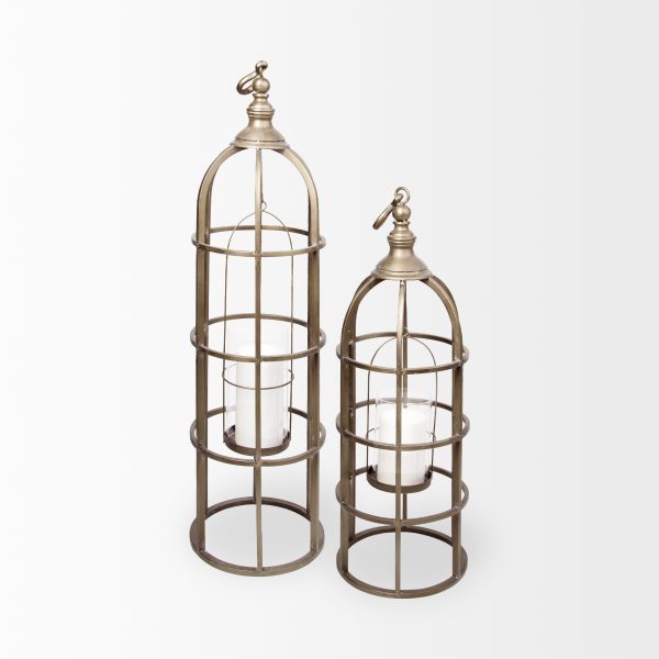 CAGE LANTERNS - SET OF 2