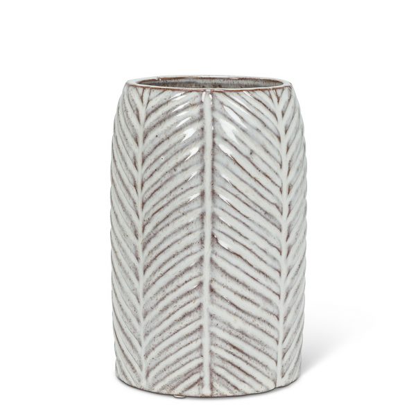 MEDIUM HERRINGBONE VASE