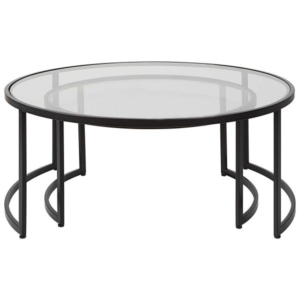 ANETTE NESTING TABLE - BLACK FINISH - Image 5