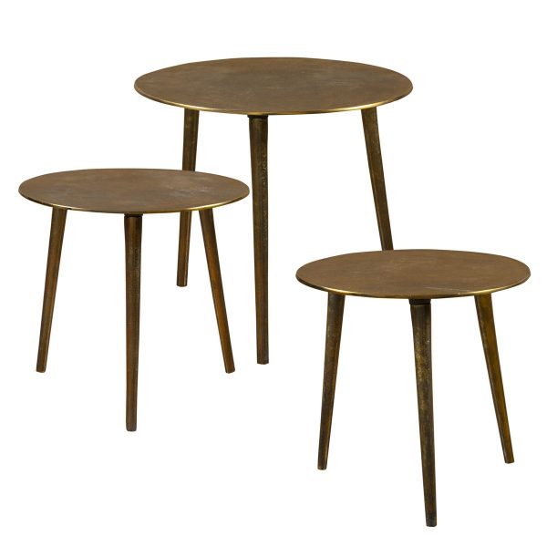 DUKE - SET OF THREE NESTING TABLES - Image 4