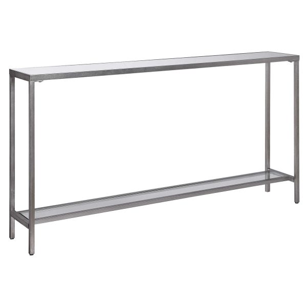 PARIS - SILVER LEAF CONSOLE TABLE - Image 2