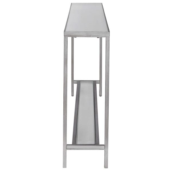 PARIS - SILVER LEAF CONSOLE TABLE - Image 3