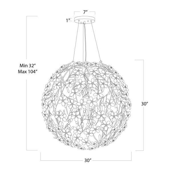 ALICE GLOBE CHANDELIER - Image 7