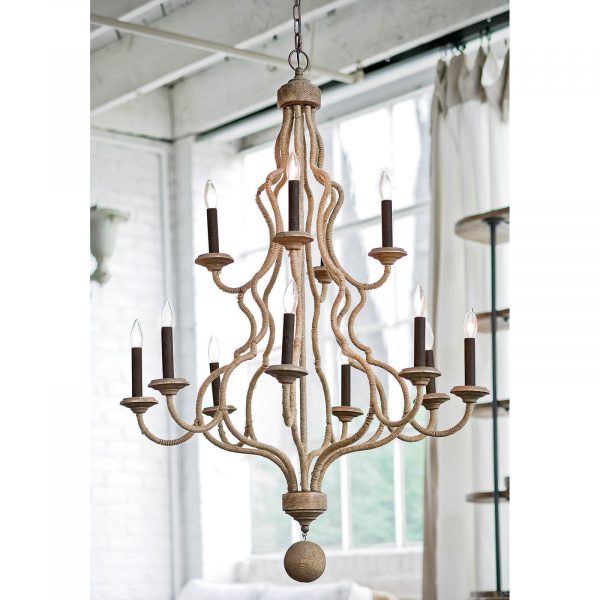 BEATRICE JUTE CHANDELIER - Image 3