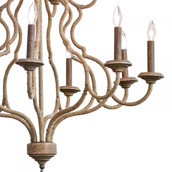 BEATRICE JUTE CHANDELIER - Image 7