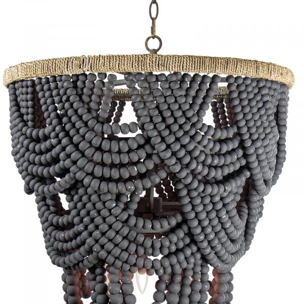 AMBER BEADED CHANDELIER - Image 5