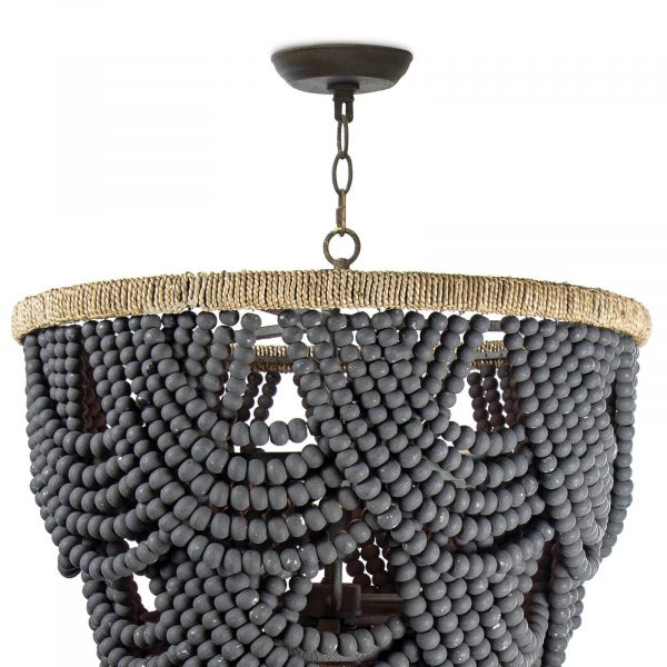 AMBER BEADED CHANDELIER - Image 6