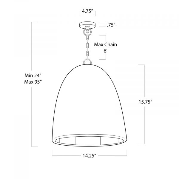 HANNAH OUTDOOR PENDANT - SMALL - Image 10