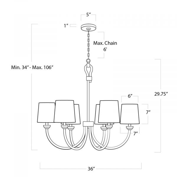 MICHELLE CHANDELIER - SMALL - Image 6