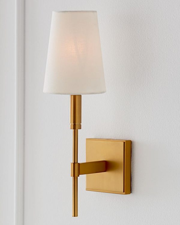 DAISY WALL SCONCE - BURNISHED BRASS - Image 2