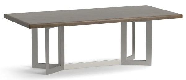 JULIETTE DINING TABLE - STAINLESS STEEL FINISH - Image 4