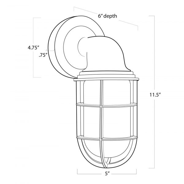 AKELA SINGLE SCONCE - NATURAL BRASS - Image 6