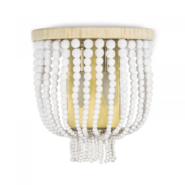 BEA BEADED SCONCE - WHITE - Image 3