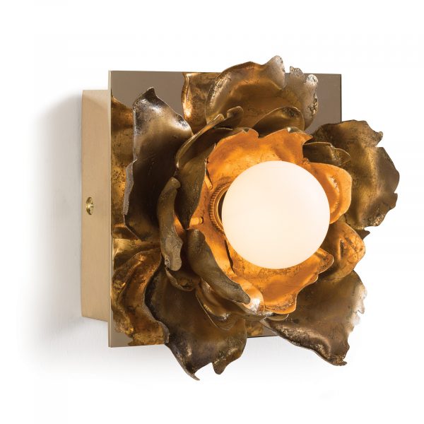 BLOOMING ROSE SCONCE - GOLD FINISH - Image 5