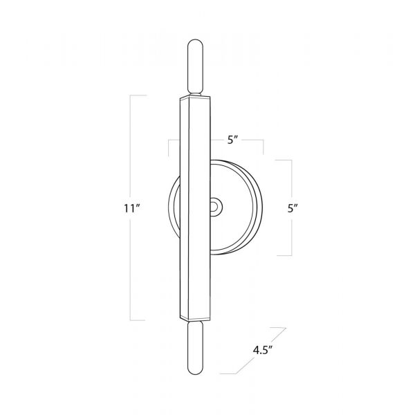 SABER SCONCE - POLISHED NICKEL - Image 8