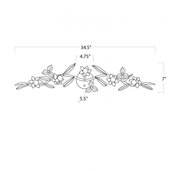 BLOSSOMED BRANCH SCONCE - Image 8