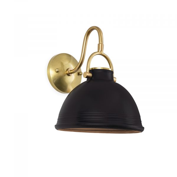 LILLY CERAMIC SCONCE - BLACK FINISH - Image 5